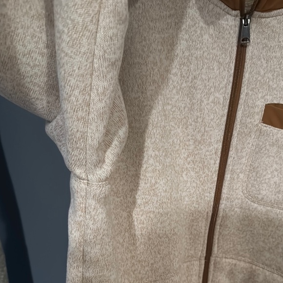 George Men's Sweater in Cream and Brown - Picture 4 of 6